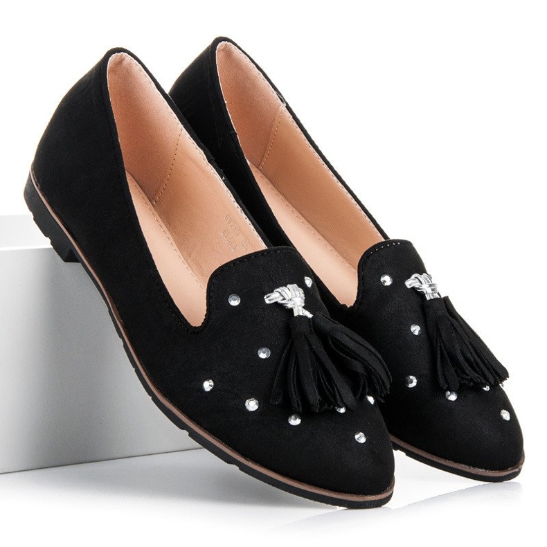 Sergio Todzi Mokkanahkaa hapsuilla musta 1