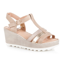 Kylie Wedge sandaalit ruskea 1