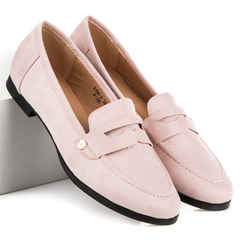 Sweet Shoes Pinkit Slip On Loafers vaaleanpunainen 1