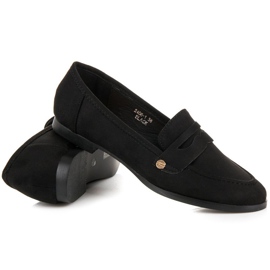 Sweet Shoes Mustat slip-on loaferit 1