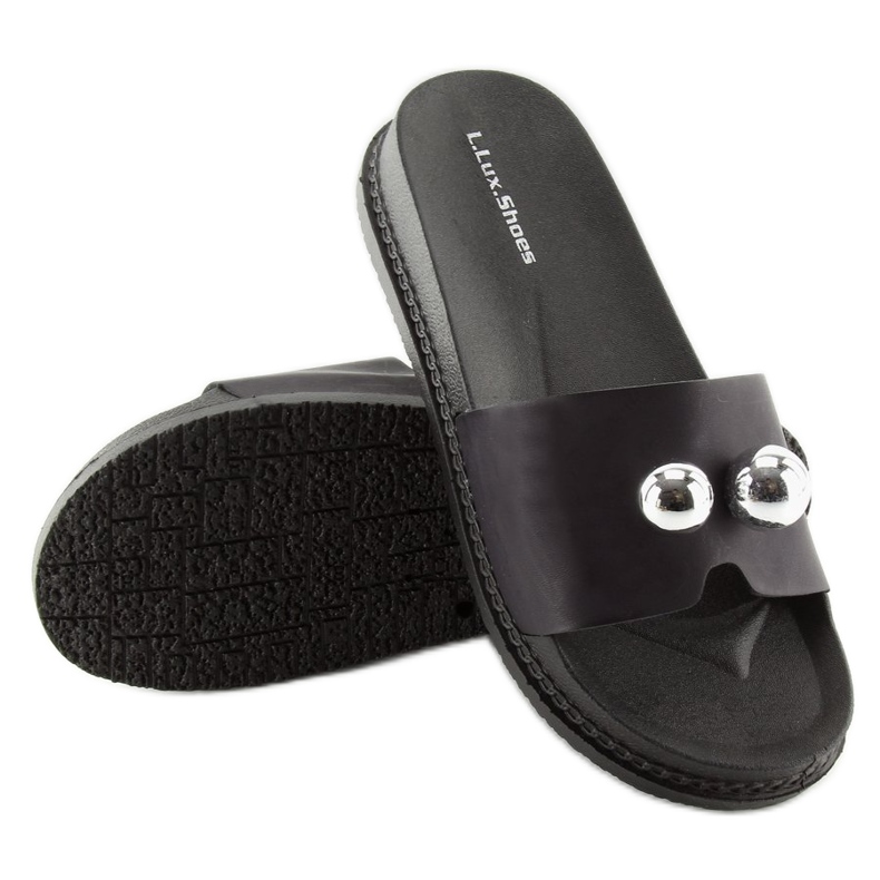 Mustat naisten mustat tossut 1897 Musta 1