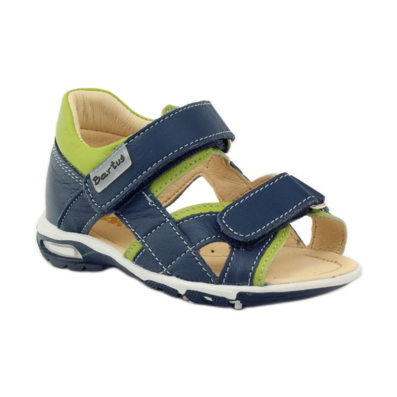 Velcro -sandaalit Bartuś 137 tummansininen vihreä 1
