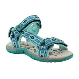 American Club Sandaalit, joissa amerikkalainen 5268-nahkaosa monivärinen 1