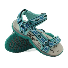 American Club Sandaalit, joissa amerikkalainen 5268-nahkaosa monivärinen 3