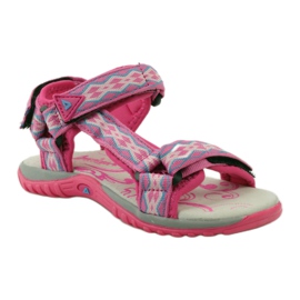 American Club Sandaalit, joissa amerikkalainen 5268-nahkaosa violetti vaaleanpunainen 1