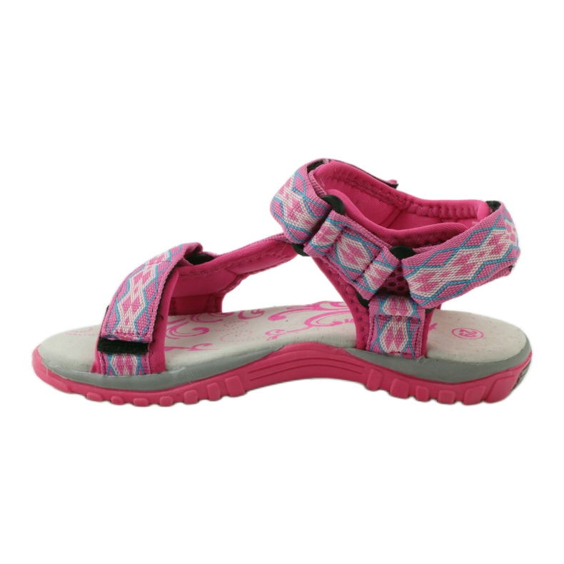 American Club Sandaalit, joissa amerikkalainen 5268-nahkaosa violetti vaaleanpunainen 2