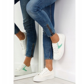 Valkoiset lenkkarit korkealla pohjalla K1831401 Blanco valkoinen 1