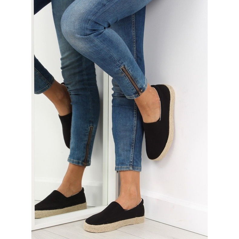 Mustat slip-on espadrillit k1833801 negro 2