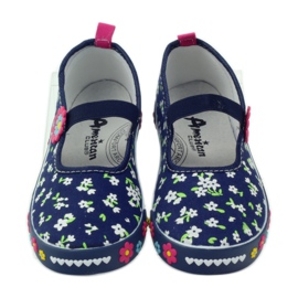 American Club Amerikkalaiset nahkaiset sisäpohjalliset lenkkarit laivastonsininen 4