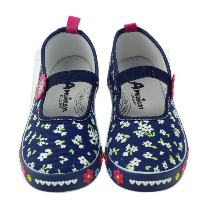 American Club Amerikkalaiset nahkaiset sisäpohjalliset lenkkarit laivastonsininen 4