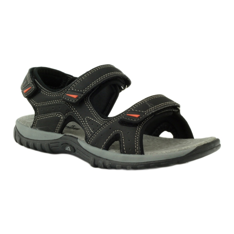 American Club Sandaalit, joissa on amerikkalainen 6201 -nahkainen insertti musta 1