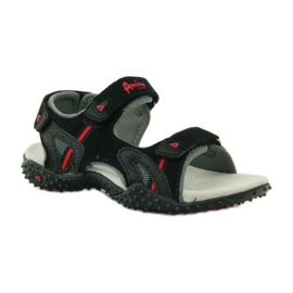 American Club Sandaalit, joissa amerikkalainen 5267-nahkaosa musta 1