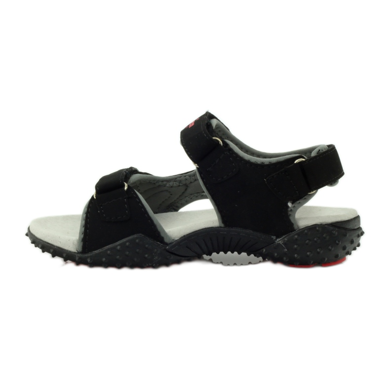 American Club Sandaalit, joissa amerikkalainen 5267-nahkaosa musta 2