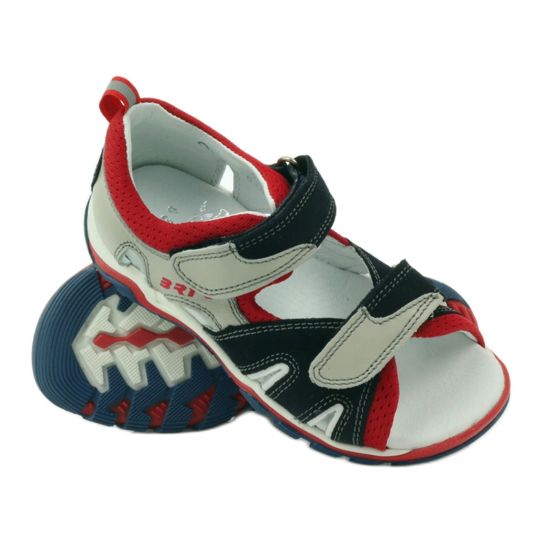 Velcro -sandaalit Bartek 16187 harmaa 3