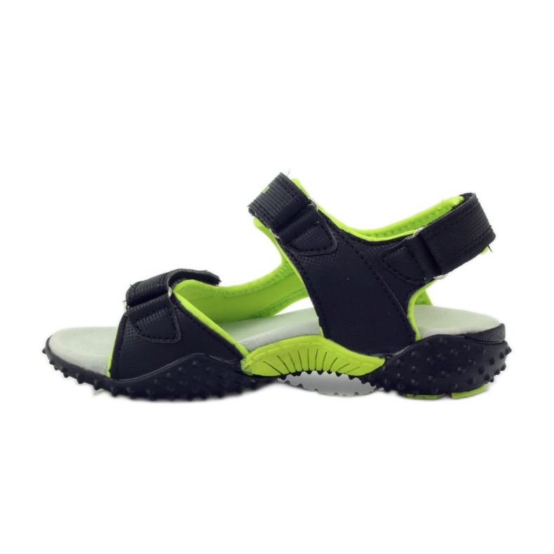 American Club Sandaalit, joissa amerikkalainen 5261-nahkaosa vihreä musta 2