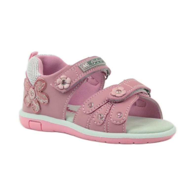 American Club Sandaalit, joissa amerikkalainen 87285-nahkaosa vaaleanpunainen 1