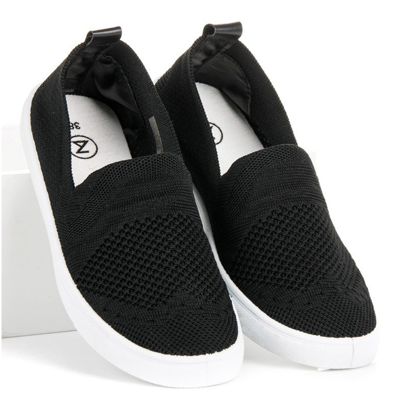 MCKEYLOR Textile Slip-On lenkkarit musta 2 MCKEYLOR Textile Slip-On lenkkarit musta 2