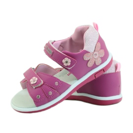 American Club Sandaalit, joissa amerikkalainen 87285-nahkaosa vaaleanpunainen 3