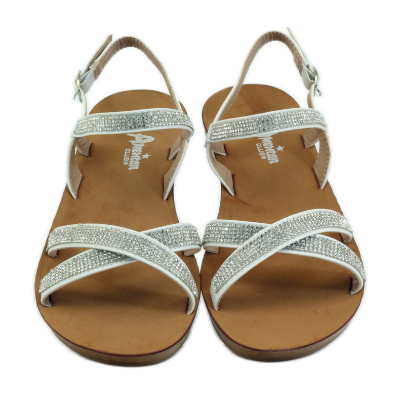 American Club Sandaali kuutiosirkoniumoksidilla American 170430 valkoinen 4