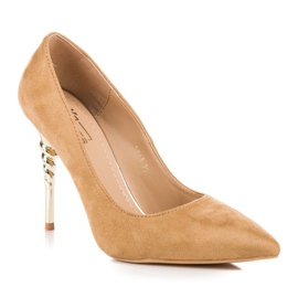 Ruskeat mokkanahkakorkokengät 1