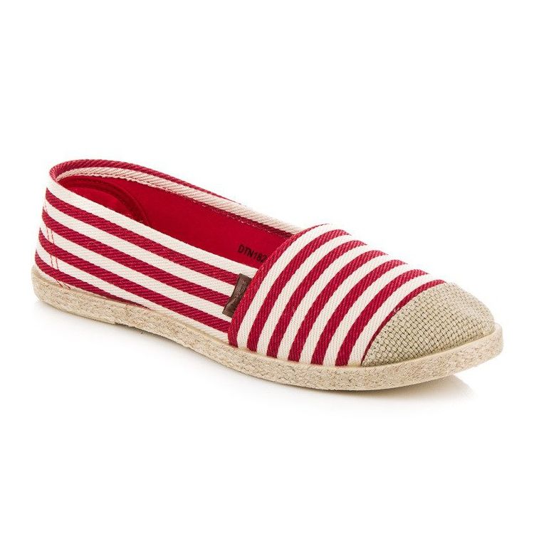 McKey Ribbed Espadrilles punainen 1