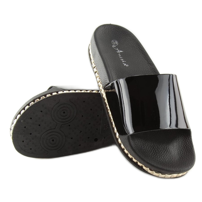 Mustat naisten mustat tossut N-29 musta 2