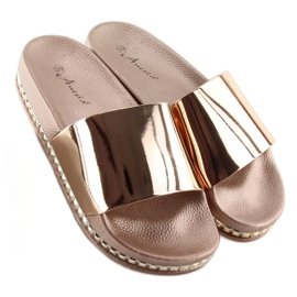 Vaaleanpunaiset naisten vaaleanpunaiset tossut N-29 samppanjaa vaaleanpunainen 2