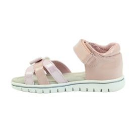 American Club Sandaalit, joissa amerikkalainen 17028-nahkaosa vaaleanpunainen 2