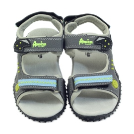 American Club Amerikkalainen 1718 nahkainen sisäosa harmaa sininen musta 4