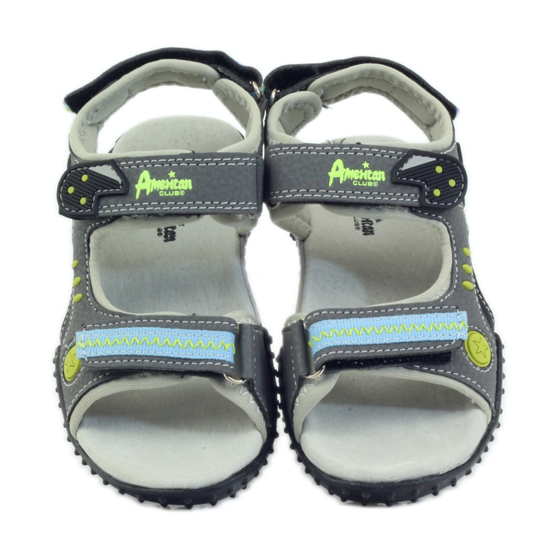 American Club Amerikkalainen 1718 nahkainen sisäosa harmaa sininen musta 4