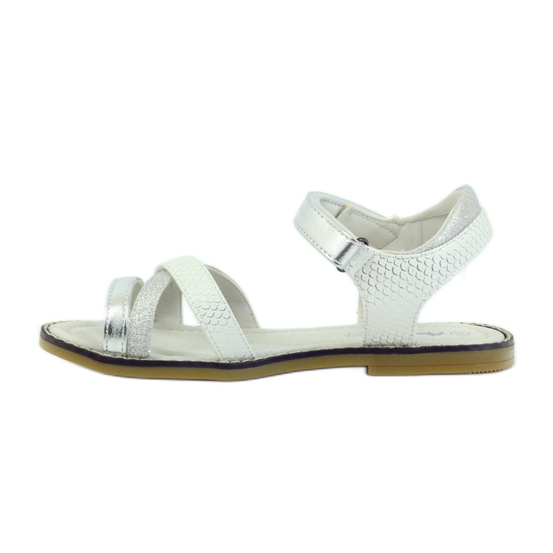 American Club American sandaalit lasten kengät nahkainen pohjallinen harmaa 2