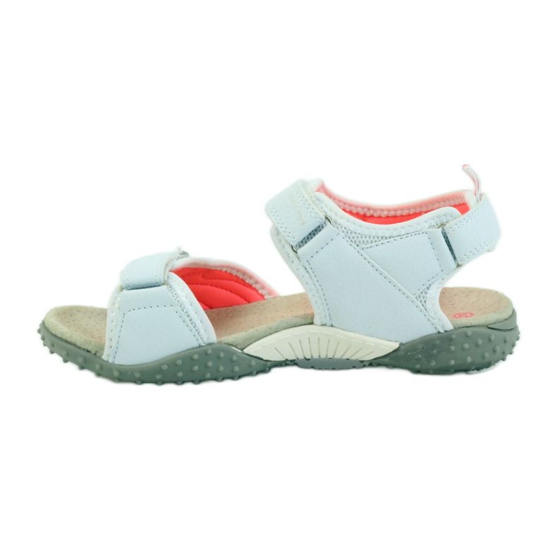 American Club Sandaalit, joissa amerikkalainen 1707-nahkaosa oranssi valkoinen 2