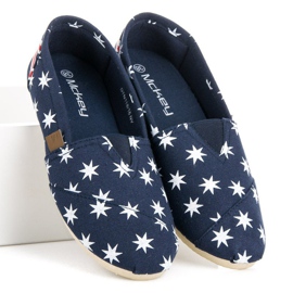 McKey Muodikkaat Slip-on espadrillit valkoinen tummansininen 2