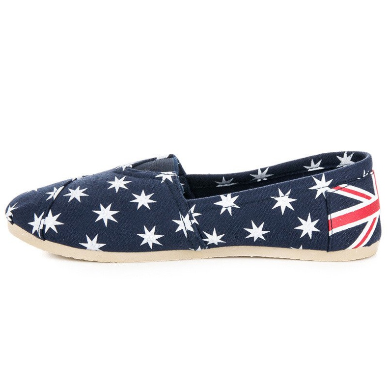 McKey Muodikkaat Slip-on espadrillit valkoinen tummansininen 1