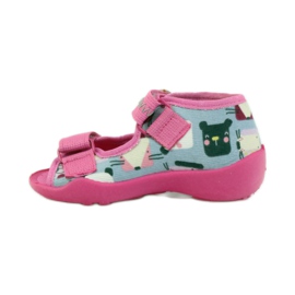 Tossut Sandaalit Serduszko Befado 242p071 vaaleanpunainen harmaa 2