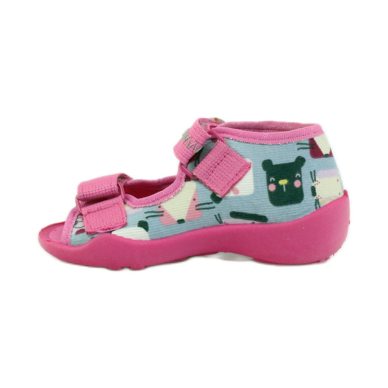 Tossut Sandaalit Serduszko Befado 242p071 vaaleanpunainen harmaa 2