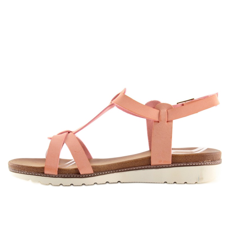 Vaaleanpunaiset naisten sandaalit C1822 pinkki vaaleanpunainen 2