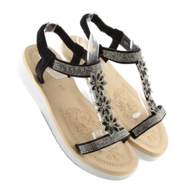 Mustat naisten sandaalit WSJ-49 mustat 1