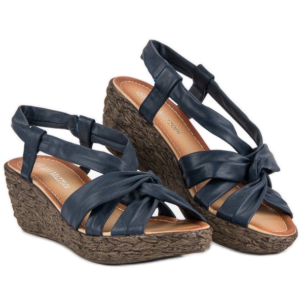 Slip-on kiila sandaalit sininen 1