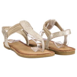 Comer Varvastossut kuminauhalla keltainen 1