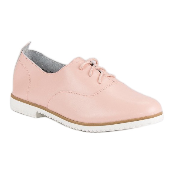 MAZARO Powder nahkakengät vaaleanpunainen 1