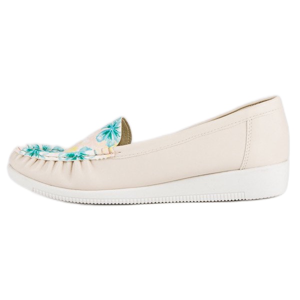 Tullo Beige mokkasiinit kukilla 1