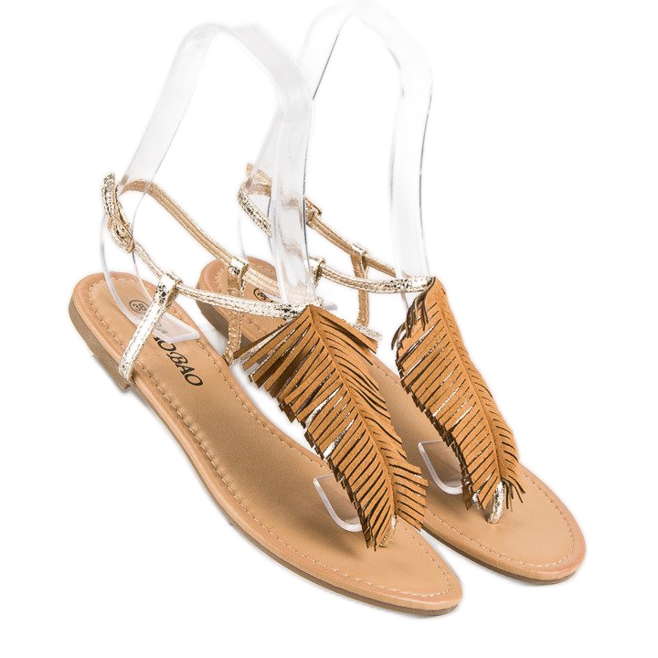 Kultaiset varvastossut kultainen 2