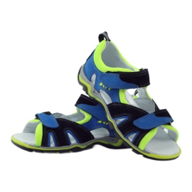 Nauris sandaalit Bartek 19187 monivärinen sininen musta 3