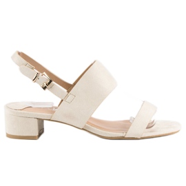 Fama Matalakorkoiset sandaalit ruskea 1