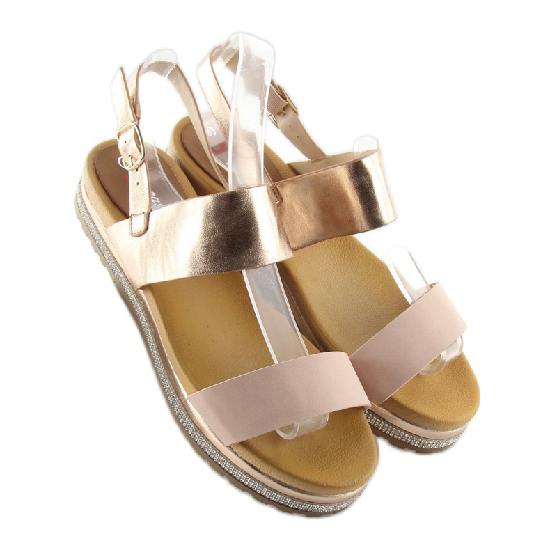 Vaaleanpunaiset naisten sandaalit SL88P Pinkki vaaleanpunainen 1