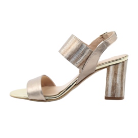Sandaalit Gamis 3390 kultatolppaan kultainen 2