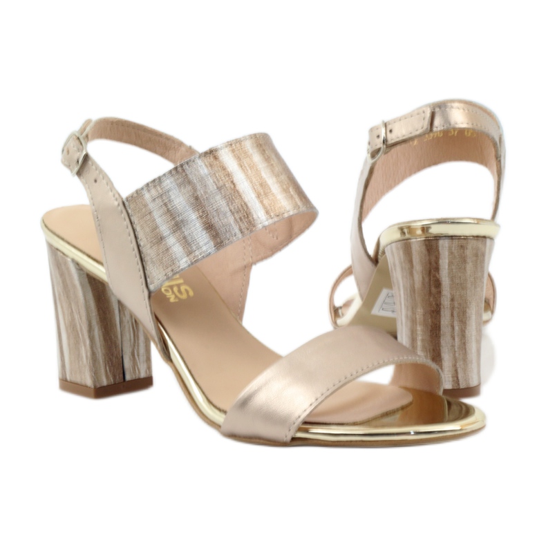 Sandaalit Gamis 3390 kultatolppaan kultainen 3