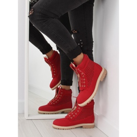 Harjakatkoiset balmanat, kultainen vetoketju, punainen R103 Red 1