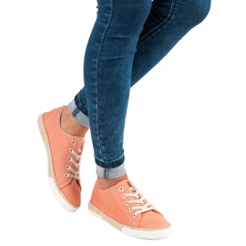 Kylie Nauhaiset espadrillit oranssi 2